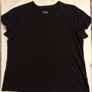 Time and Tru Black Short Sleeve Crewneck Tee